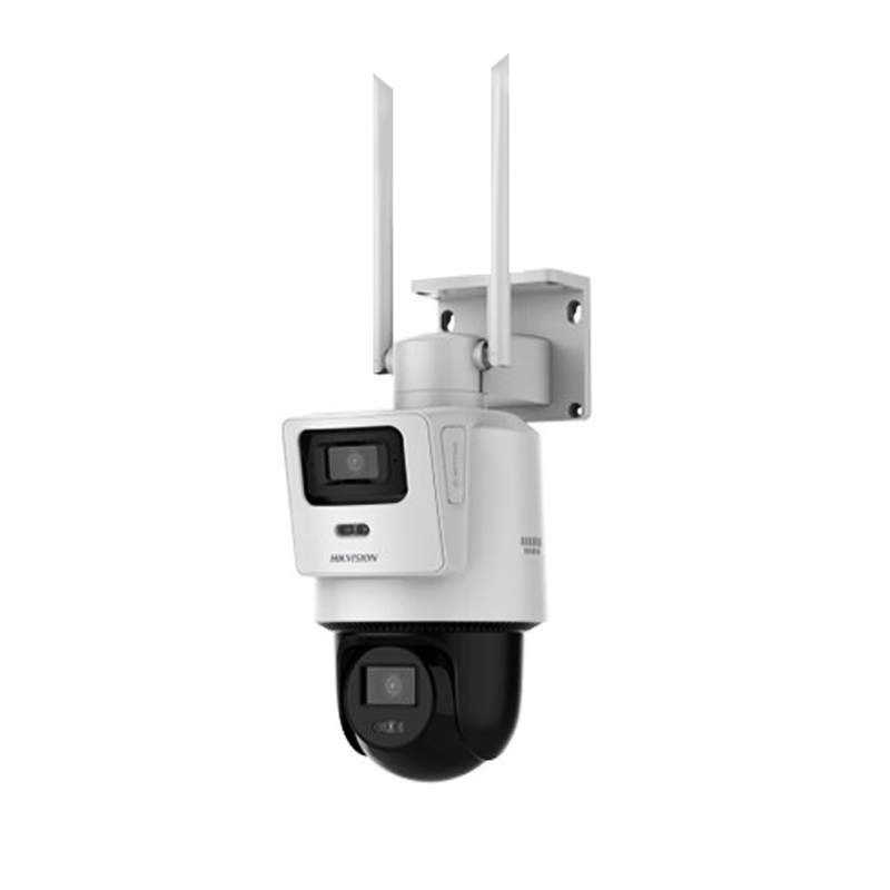 ?？低旽IKVISION DS-2DE3Q144MY-T/GLSE(4/4mm) 4G監(jiān)控器雙攝像頭